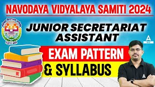 NVS Non Teaching Recruitment 2024 Syllabus and Exam Pattern  NVS Non Teaching Recruitment 2024 [upl. by Antone]