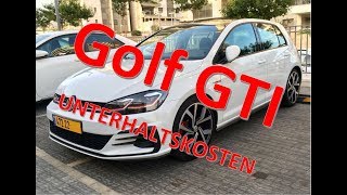 VW Golf 7 GTI Performance  2018  Unterhaltskosten [upl. by Naillik]