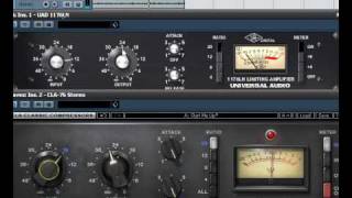 UAD 1176LN vs Waves CLA76 [upl. by Milburr]