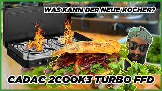 CADAC 2Cook3 TURBO FFD Deluxe Stove  Kann man damit auch richtig Kochen [upl. by Moreta347]