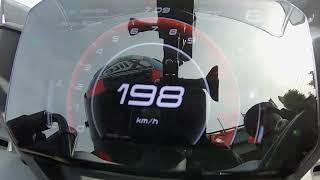 CFMOTO 450SR Acceleration  Top speed [upl. by Angrist719]