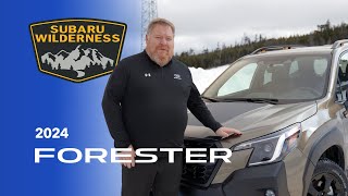 A walkaround of the 2024 Forester Wilderness [upl. by Nilam516]