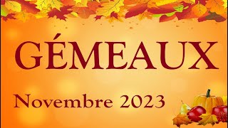 GEMEAUX♊ NOVEMBRE 23 〰 Une Décision qui change TOUT [upl. by Aihsenal423]