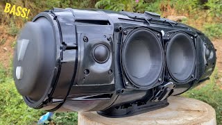 JBL Boombox WOOFERS almost BLOWN  3x Songs  100 LFM  lowmaniac [upl. by Yurik]