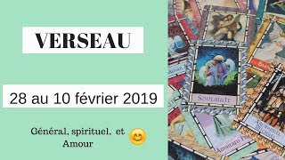 HOROSCOPE TAROT DU 28 JANVIER AU 10 FÉVRIER 2019  VERSEAU [upl. by Mayer]