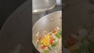 Cooking vlog frying my onions and my peppers over low heat cookingvlog onions peppers [upl. by Parthenia]