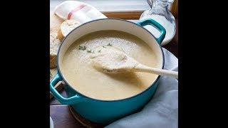 Creamy Roasted Cauliflower Soup with Thyme [upl. by Banky306]