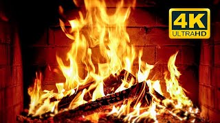 🔥 Cozy Fireplace 4K 12 HOURS Fireplace with Crackling Fire Sounds Crackling Fireplace 4K [upl. by Robbin]