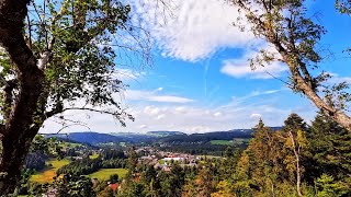 Wolkenhimmel über Hinterzarten im Hochschwarzwald  Blick vom Scheibenfelsen 1000 m  Time lapse [upl. by Inoy797]