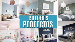 🎨10 COLORES para PINTAR una HABITACIÓN perfectos [upl. by Dazhahs52]