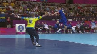 Mens Handball Sweden v Iceland  Group A  London 2012 Olympics [upl. by Neeluj]