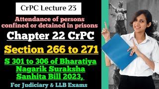 CrPC Lecture 23 Section 266 to 271 of CrPC Chapter 22 of CrPC [upl. by Asirram621]