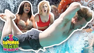 ULTIMATE BELLY FLOP CONTEST FINALE Smosh Summer Games [upl. by Netsirhk769]