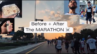 تحدي الماراثون ركض دون توقف  My First Marathon 42 km [upl. by Laidlaw471]