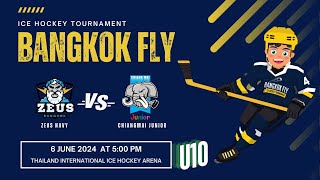 ZEUS NAVY vs CHIANGMAI JUNIOR  U10  2024 Bangkok Fly Ice Hockey Tournament [upl. by Idaf46]