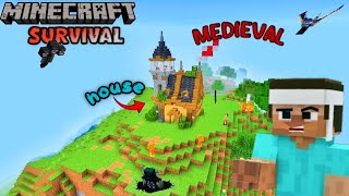 Minecraft small medieval house house tutorial 2 [upl. by Celestyna]