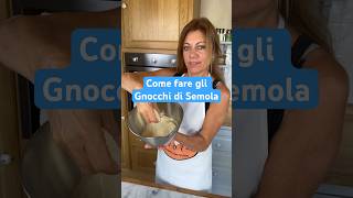 Come Fare gli Gnocchi di Semola in 5 minuti ricetta Facile shorts [upl. by Rollecnahc]