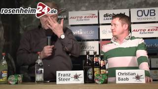 DEL2 Pressekonferenz 10032015 SBR vs Weißwasser Spiel 3 [upl. by Aihsatsan]