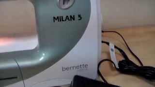 BERNINA Bernette Milan 5  огляд швейної машинки  Кутюр’є  sewing machine review [upl. by Ielak]