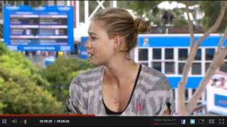 Novak DjokovicMaria Sharapova interview [upl. by Nor93]