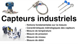 Cours ST  Capteurs industriels Sommaire [upl. by Aninnaig]