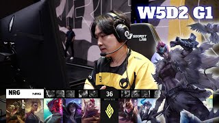 NRG vs DIG  Week 5 Day 2 S13 LCS Summer 2023  NRG vs Dignitas W5D2 Full Game [upl. by Burnie]