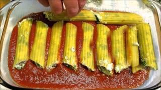 How to make Manicotti  Manicotti with Italian Sausage and Spinach [upl. by Akital]