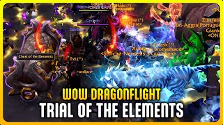 WoW Dragonflight  Trial of the Elements INSANE 370 Loot Location Chest of the Elements [upl. by Ellesij]