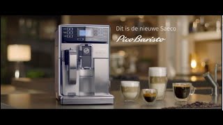 Saeco PicoBaristo  HD892701 volautomatische espressomachine [upl. by Gokey195]