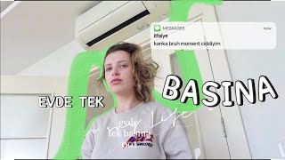 YANGIN ÇIKTI🚒Evde Tek Başına Günlükleri💣 [upl. by Esidnak490]