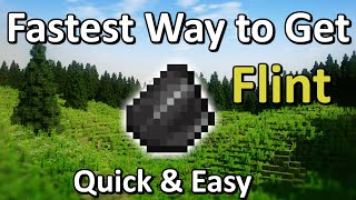 Fastest way to get Flint in Minecraft [upl. by Er671]