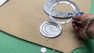 Graphite Gasket Cutter Sealing Gasket CNC Knife Cutting Machine Cutting Circle and Hole [upl. by Nibot391]