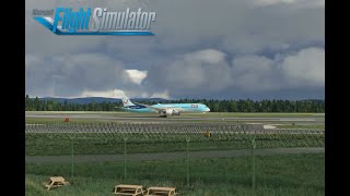 MSFS2020 Manchester Airport Planespotting [upl. by Yelsel]