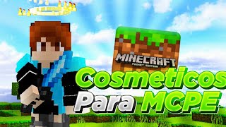 LOS MEJORES COSMETICOS PARA MINECRAFT PE  Cosmeticos Para Minecraft Bedrock x116  X117 [upl. by Ahsatniuq632]