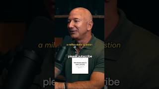 Jeff Bezos on million dollar question jeffbezos motivationalvideo podcast interview amazonceo [upl. by Dunkin891]