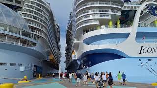 Meeting Wonder and Icon of the Seas 2 largest ships [upl. by Rimas]