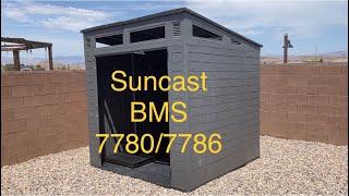 Suncast BMS7780BMS7786 7x7 shed assembly [upl. by Marsha]