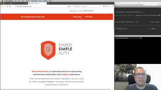 FullStack Development with Emberjs and Rails Part 8 Authentication and Authorization [upl. by Nevak]