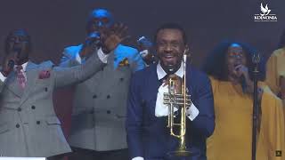 NATHANIEL BASSEY MINISTRATION AT KOINONIA GLOBAL  SHOUTS OF VICTORY WORSHIP EXPERIENCE [upl. by Ayna769]