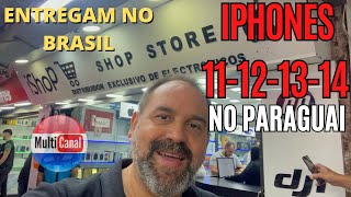 Iphones 11 12 13 amp 14 SWAP no Paraguai fornecedor de confiança entrega no BRASIL SHOPSTORE [upl. by Fang]