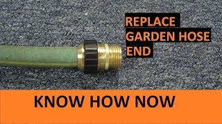 How to Replace the End of a Garden Hose [upl. by Dorisa]