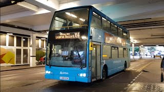 Bus Spotting in Aylesbury Arriva Optare Olympus B9TL 4103 YJ08 EEW Route X4 to Leighton Buzzard [upl. by Chasse]