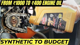 SWITCHING FROM ₹1000 TO ₹400 ENGINE OIL VEEDOL TAKE OFF 4T REVIEW HONDA DREAM YUGA MILEAGE TEST [upl. by Yraeg]