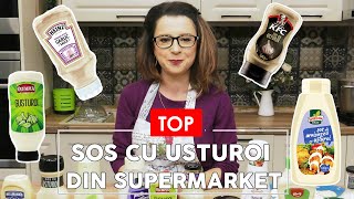 TU ȘTII CE MĂNÂNCI  Cel mai bun SOS CU USTUROI din SUPERMARKET  Food Test [upl. by Hanad]