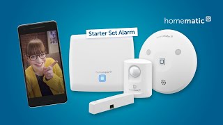 Homematic IP – Starter Set Alarm 🚨 – Wir geben Deutschland das SmartHomeGefühl 📱🏡👀 [upl. by Inimak]