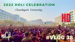 Chandigarh university holi 2022 HD  vlog 38 [upl. by Schonthal836]