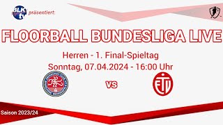 1 Bundesliga Floorball Herren UHC Sparkasse vs ETV Piranhas  1 Finalspiel [upl. by Gale772]