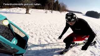 Croozer Ski Set im Test  bike box [upl. by Nelon706]