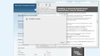 Step 2  Setting up the HyperV Admin Console using RSAT for Windows 7 [upl. by Proudfoot]