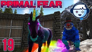 Fabled Unicorn and Buffoon Mesopithecus  Primal Fear Ragnarok  Ark Survival Evolved  S1Ep19 [upl. by Darton]